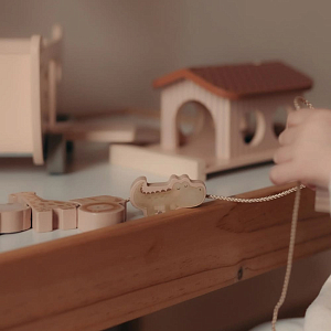 Ковчег деревянный Mrs. Ertha "Noah's Ark", бежевый